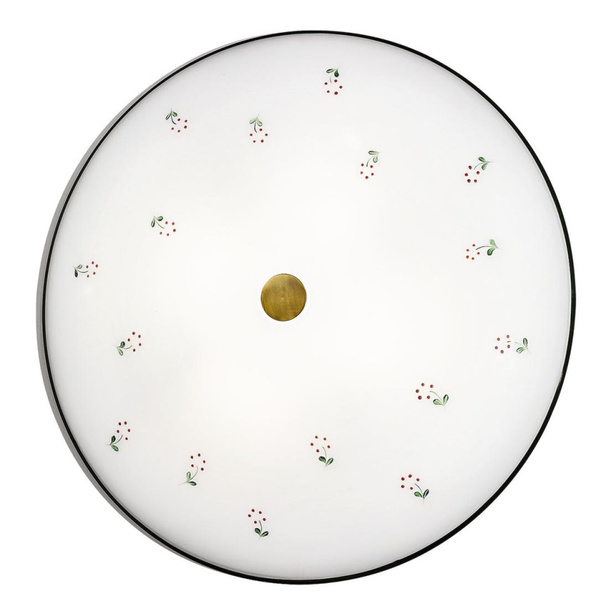 Kolarz 731.U14.4.70- Stropní svítidlo NONNA 4xE27/60W/230V pr. 54 cm zelená/mosaz