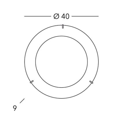 Kolarz A1306.12.3 - Stropní svítidlo MOON 2xE27/60W/230V