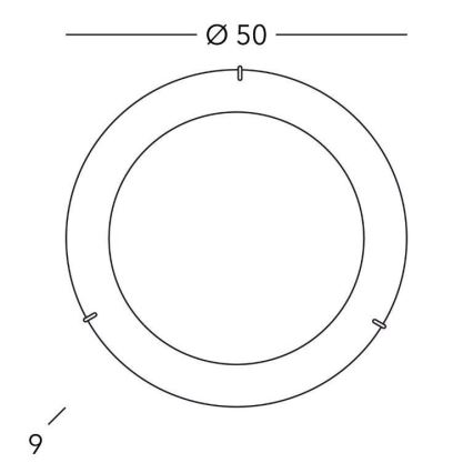 Kolarz A1306.13.3 - Stropní svítidlo MOON 3xE27/60W/230V