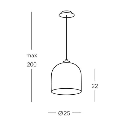 Kolarz A1352.31.Au.100 - Lustr na lanku NONNA 1xE27/60W/230V jeleni dub/bílá/zlatá