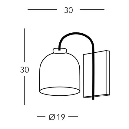 Kolarz A1352.61.G - Nástěnná lampa NONNA 1xE27/60W/230V dub/bílá/zelená