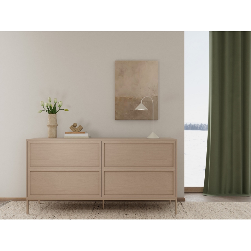 Komoda ALIN 157x40 cm taupe