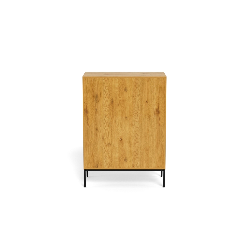 Komoda ALIN 80x40 cm světle hnědá