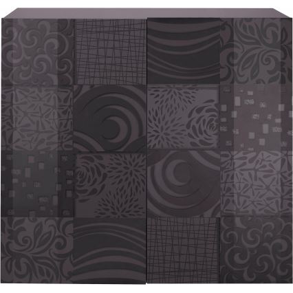 Komoda ARIA 121x111x43 cm antracit