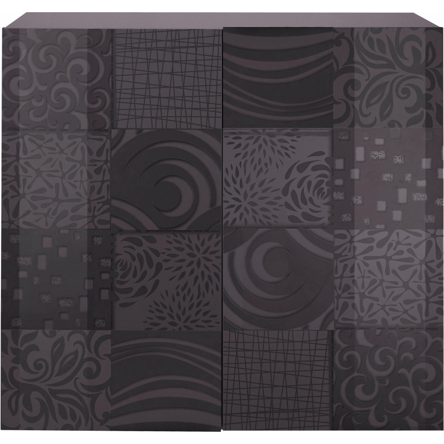 Komoda ARIA 121x111x43 cm antracit