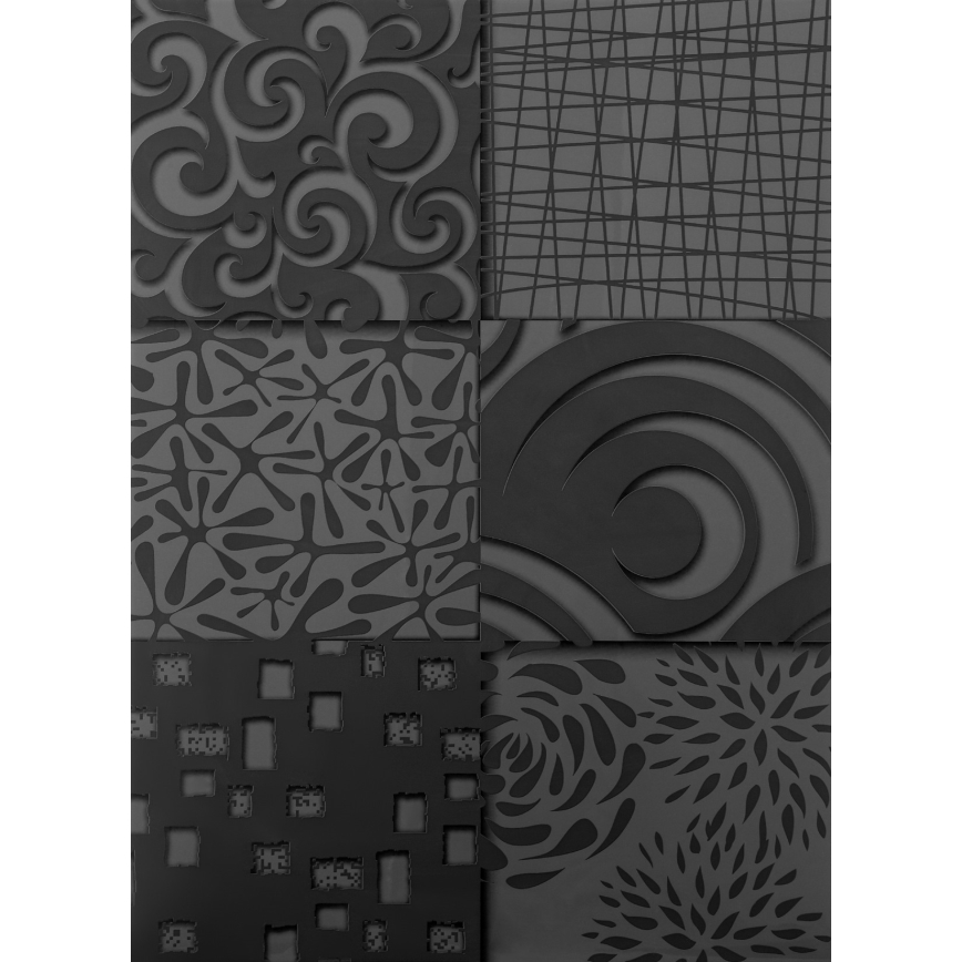Komoda ARIA 121x111x43 cm antracit