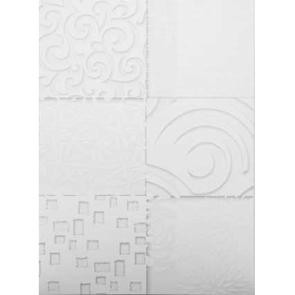 Komoda ARIA 121x111x43 cm bílá