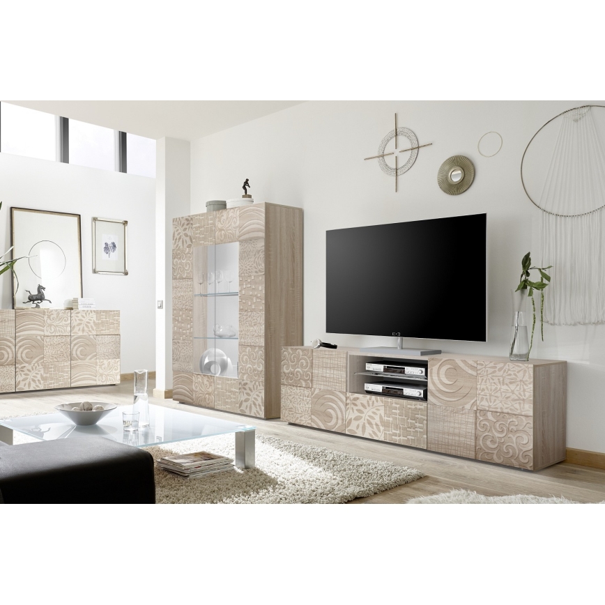 Komoda ARIA 181x84x43 cm dub sonoma
