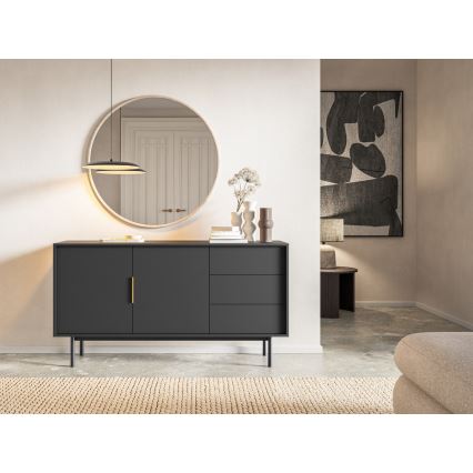 Komoda ELI 154x82x39 cm černá