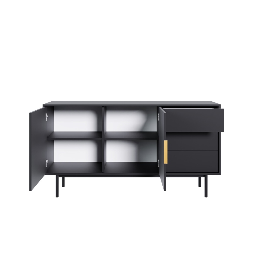 Komoda ELI 154x82x39 cm černá