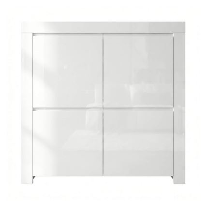 Komoda FINERA 120x140x50 cm bílá