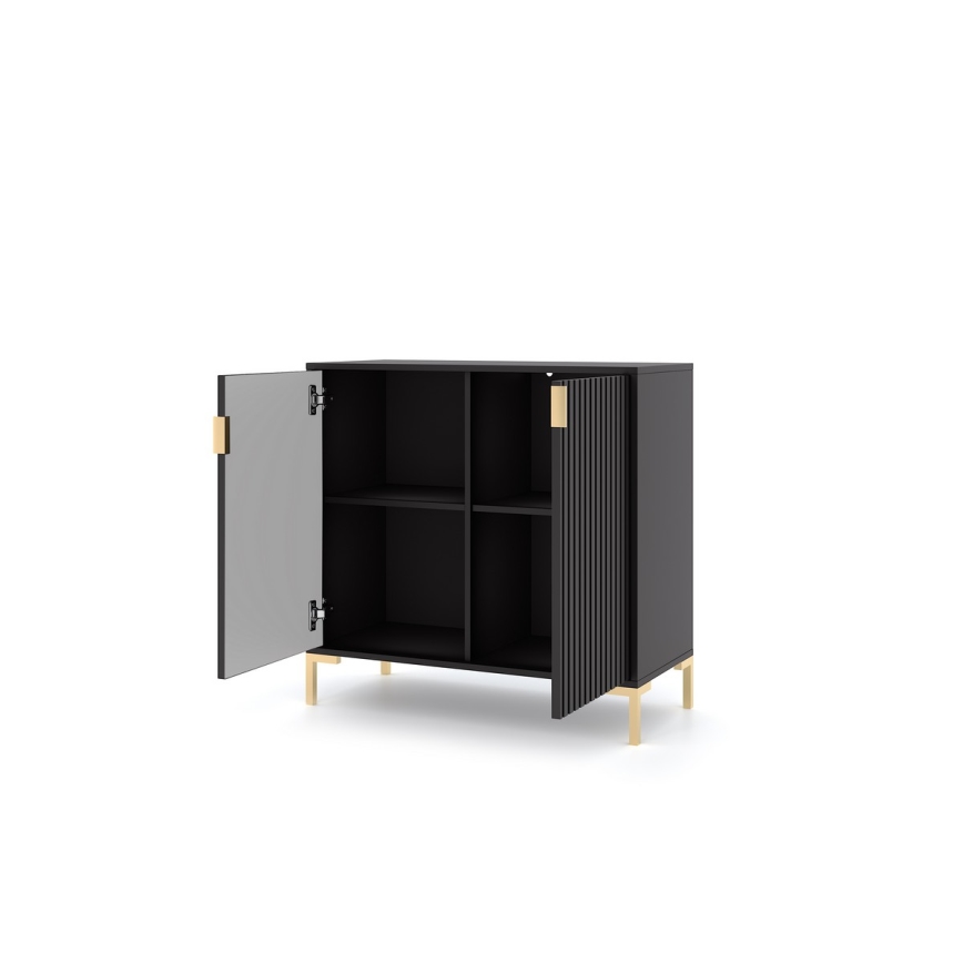 Komoda FLOP 88x86x40 cm černá