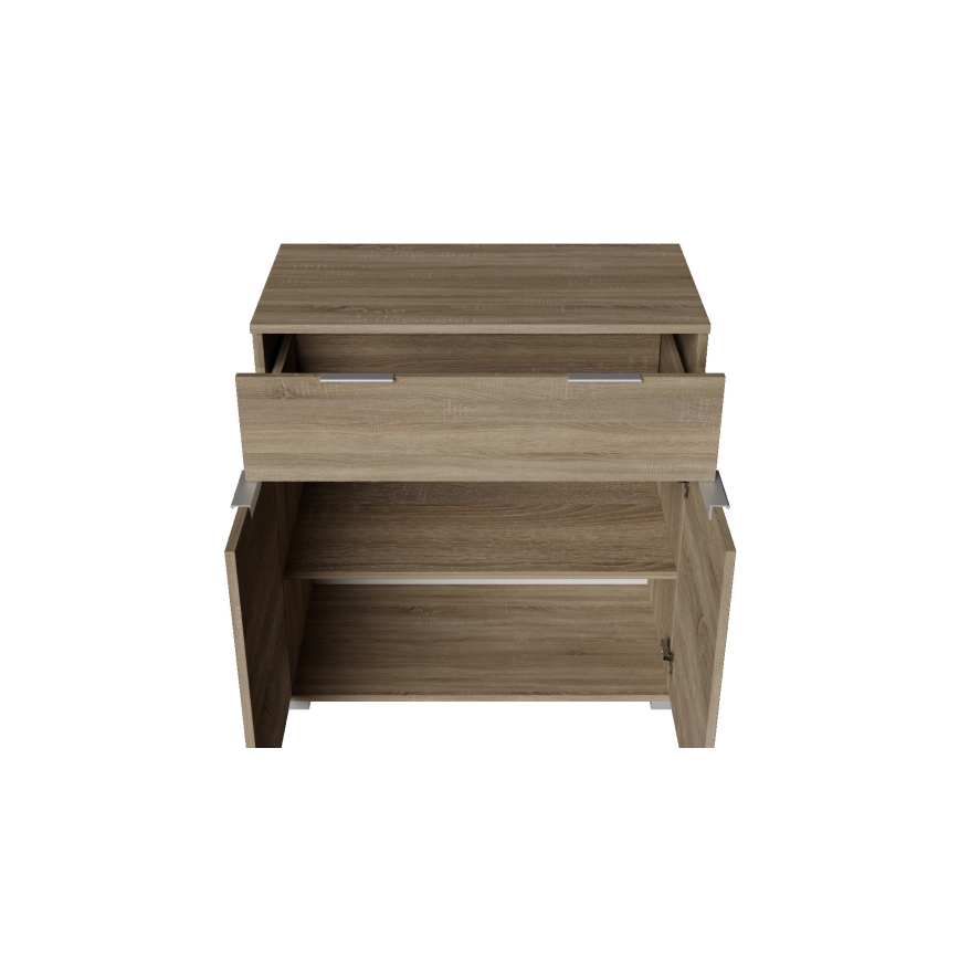 Komoda HOPE 80x78x35 cm dub sonoma