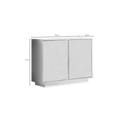Komoda IDEA 92x79x43 cm bílá