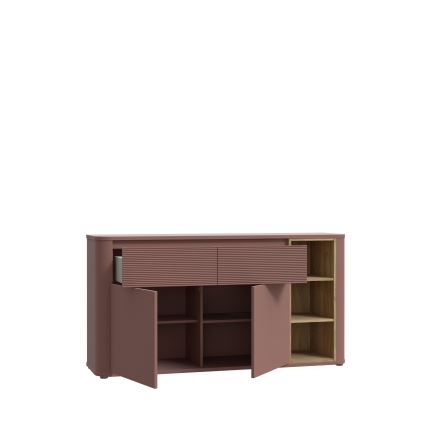 Komoda INAR hnědá/dub