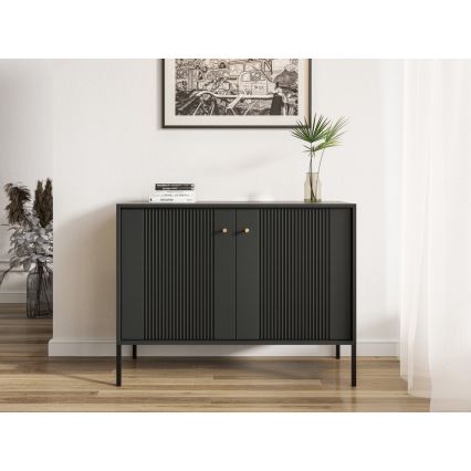 Komoda LUE 105x79x39 cm černá