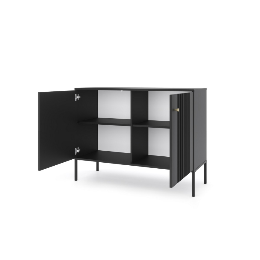 Komoda LUE 105x79x39 cm černá
