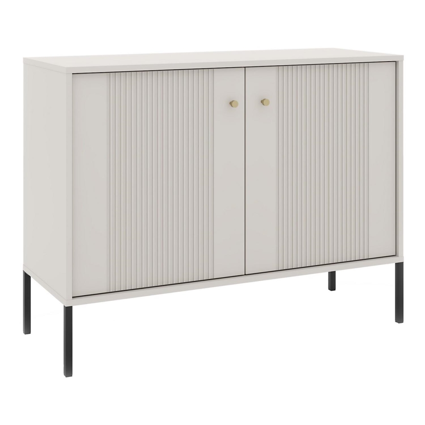 Komoda LUE béžová/černá