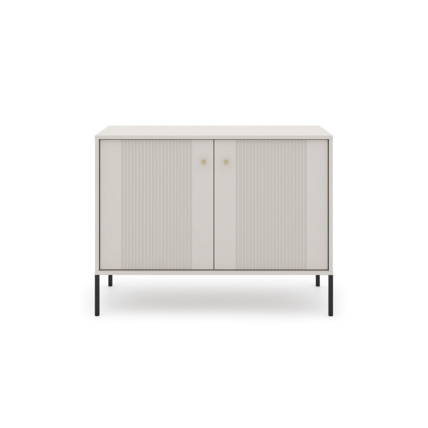 Komoda LUE béžová/černá