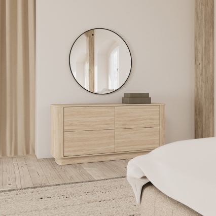 Komoda MADERA 160x75 cm bílý dub