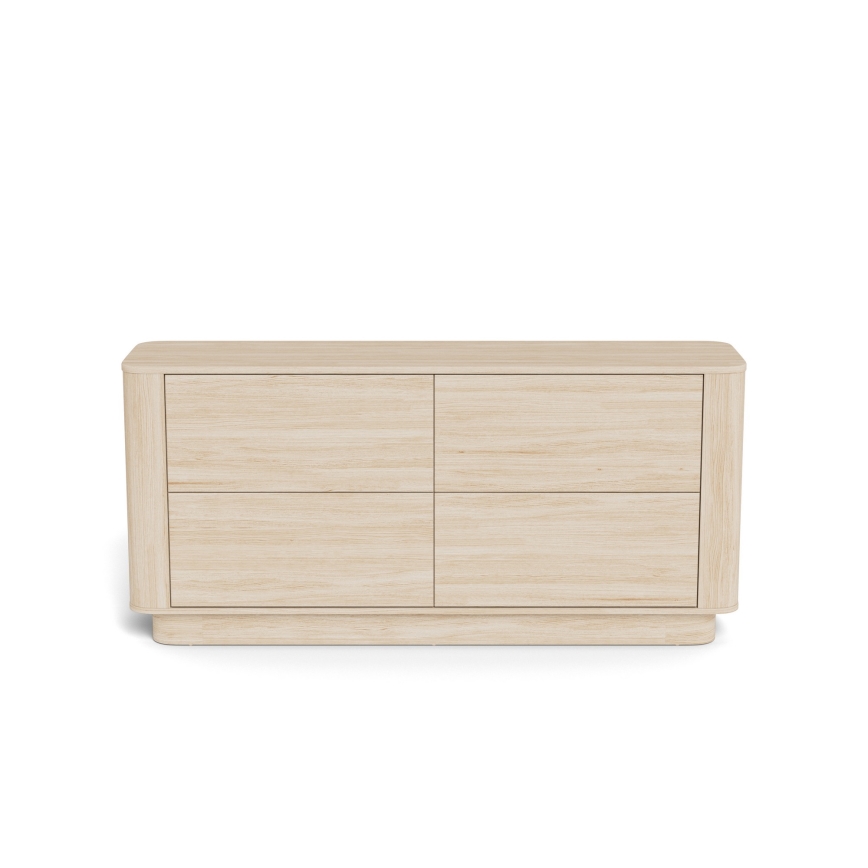 Komoda MADERA 160x75 cm bílý dub