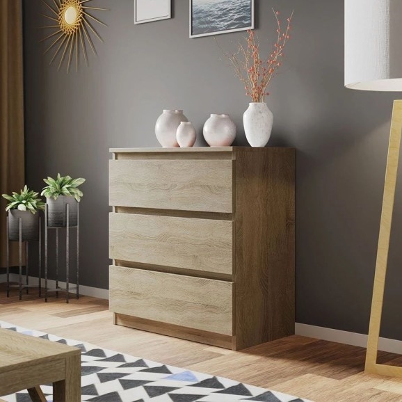 Komoda MALWA 77x70 cm dub sonoma