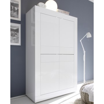 Komoda NERILA 102x162x43 cm bílá