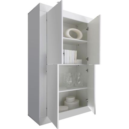 Komoda NERILA 102x162x43 cm bílá
