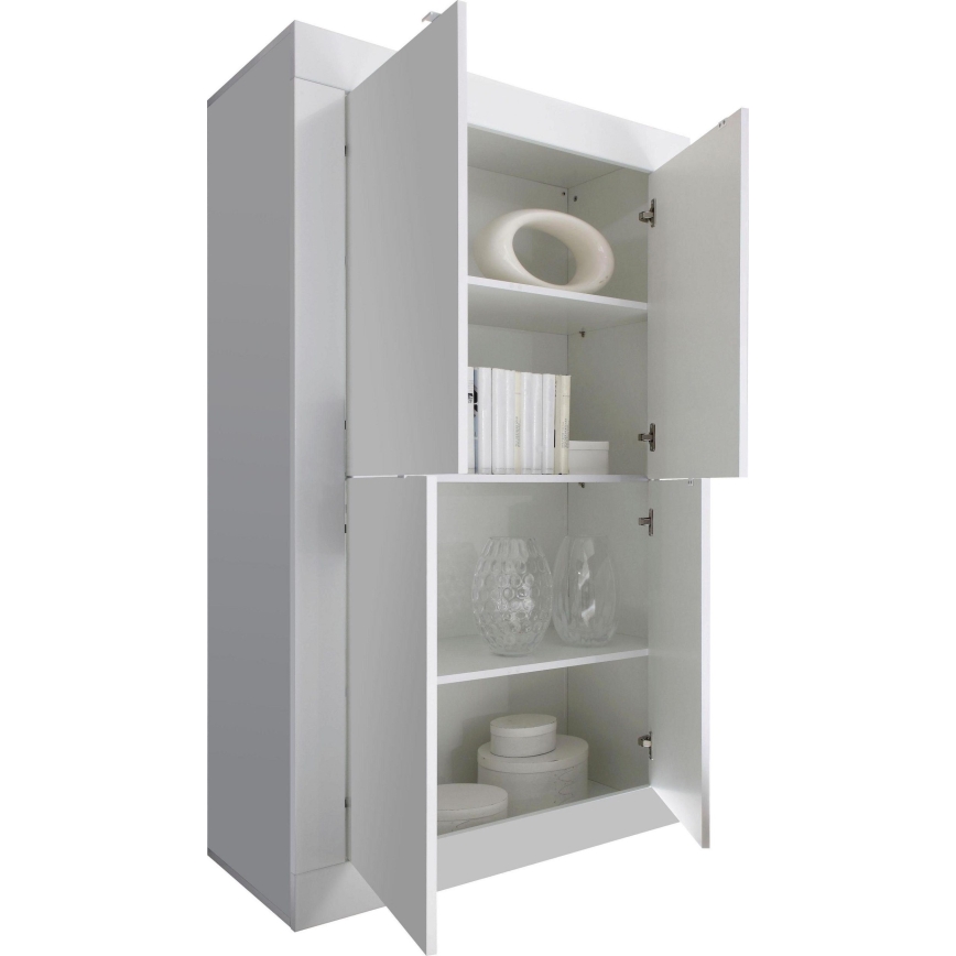 Komoda NERILA 102x162x43 cm bílá