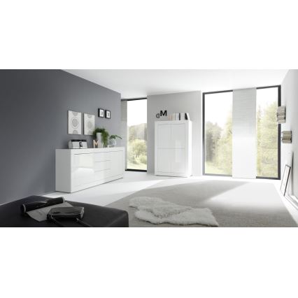 Komoda NERILA 102x162x43 cm bílá