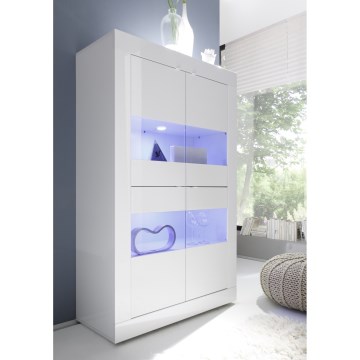 Komoda NERILA 102x162x43 cm bílá