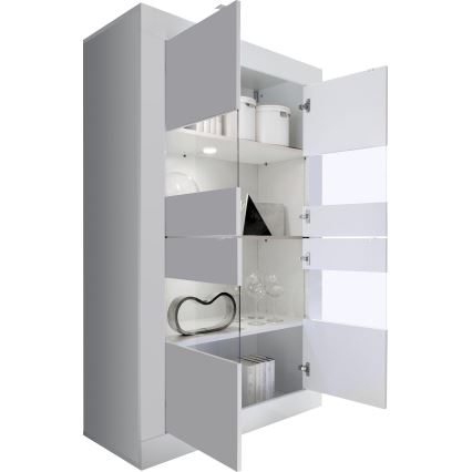 Komoda NERILA 102x162x43 cm bílá