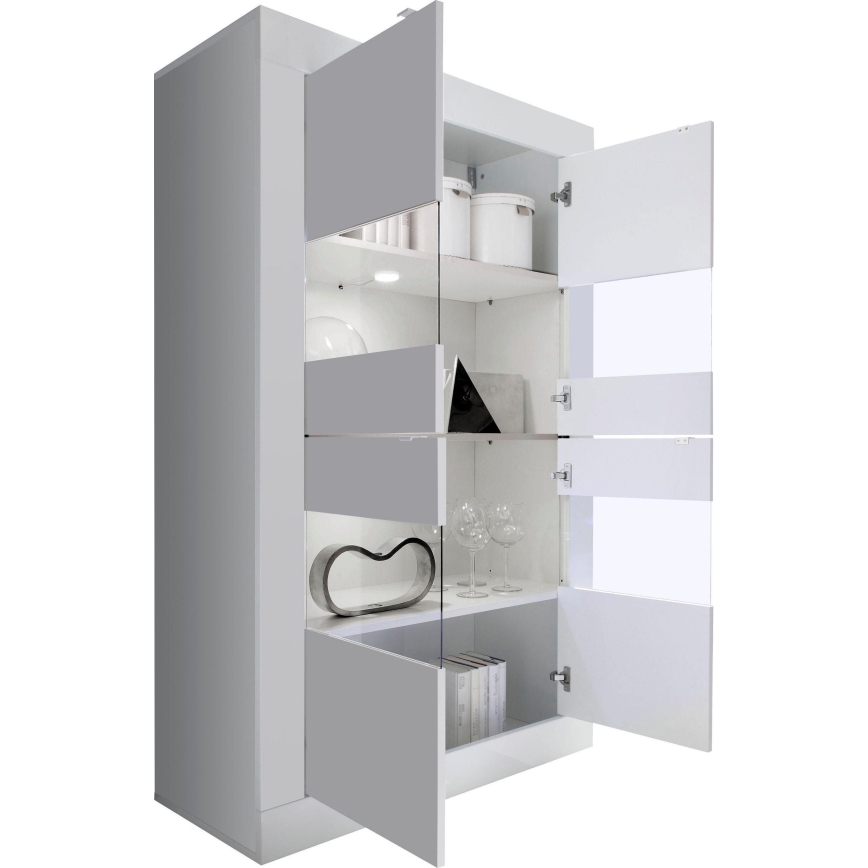Komoda NERILA 102x162x43 cm bílá