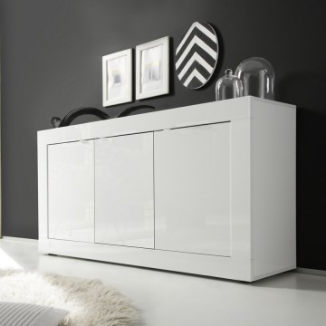 Komoda NERILA 160x86x43 cm bílá
