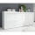 Komoda NERILA 207x86x43 cm bílá