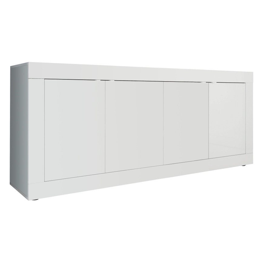 Komoda NERILA 207x86x43 cm bílá