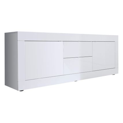 Komoda NERILA 210x66x43 cm bílá