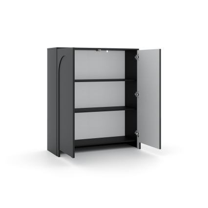 Komoda NIO 100x117x35 cm antracit