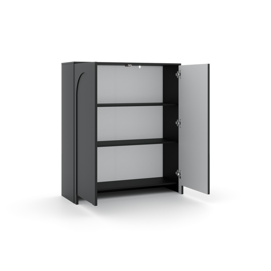 Komoda NIO 100x117x35 cm antracit