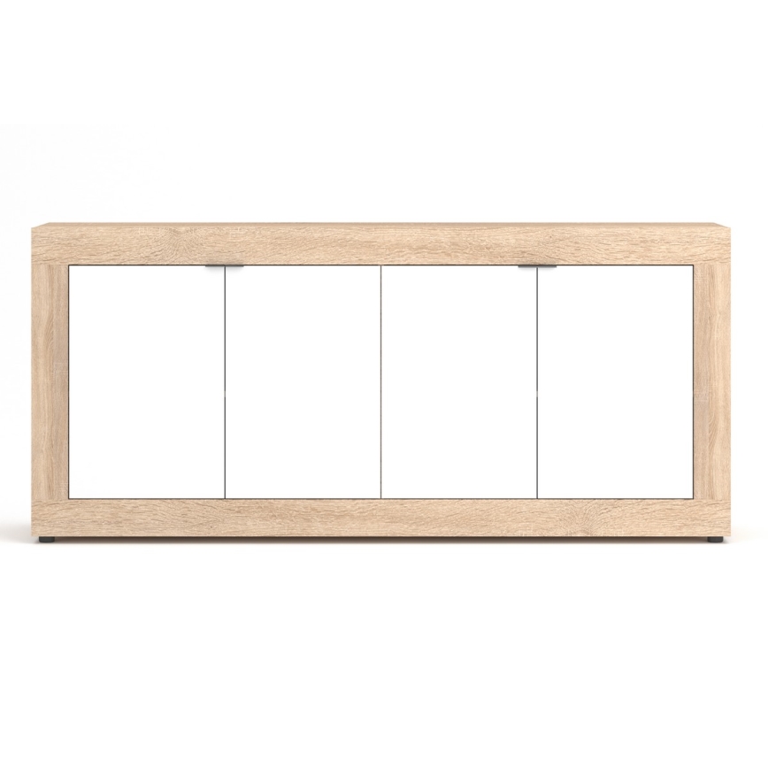 Komoda RUNEA dub sonoma/bílá