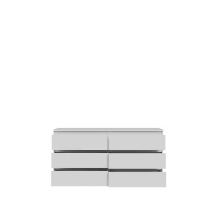 Komoda se zásuvkami MAO 155x80x42 cm bílá