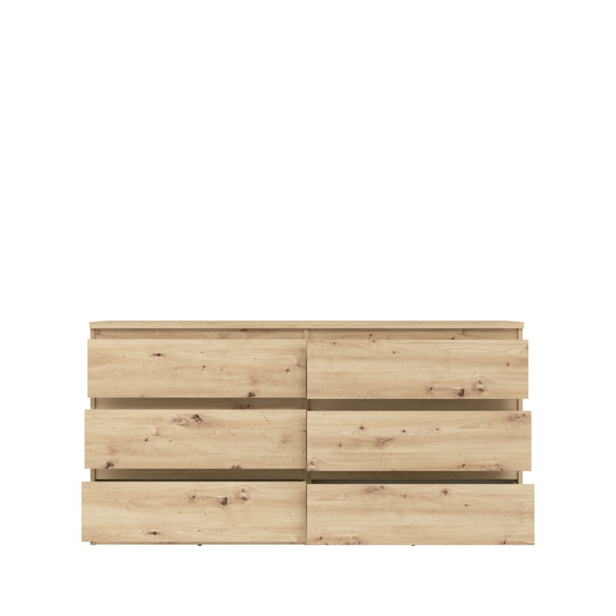 Komoda se zásuvkami MAO 155x80x42 cm dub artisan