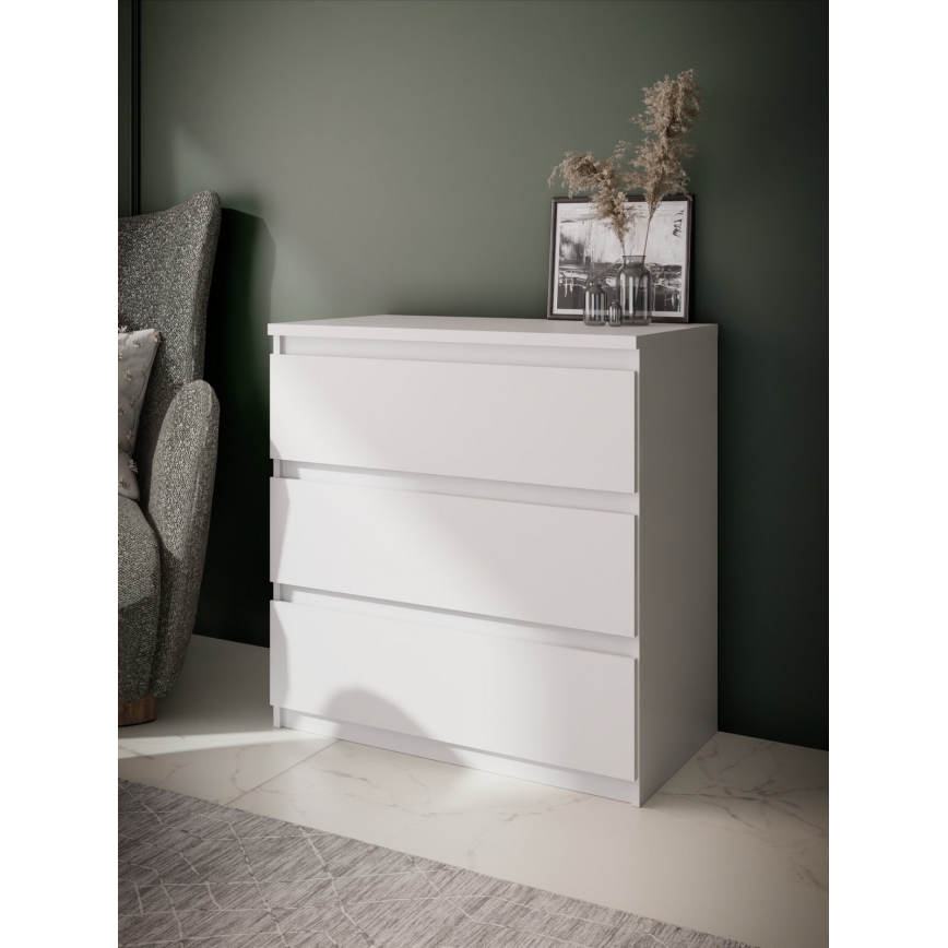 Komoda se zásuvkami MAO bílá