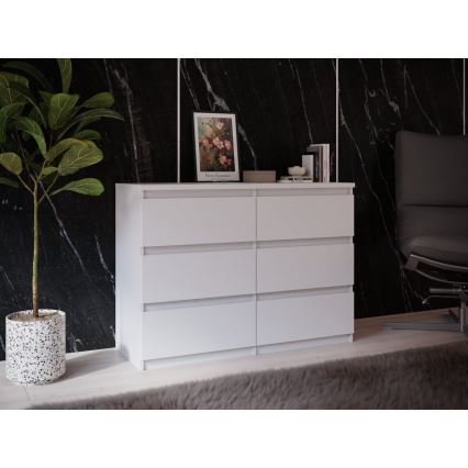 Komoda se zásuvkami MAO bílá
