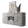 Komoda SERIAN 181x84x43 cm šedá beton