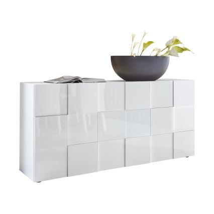 Komoda SERIAN 1981x84x43 cm bílá