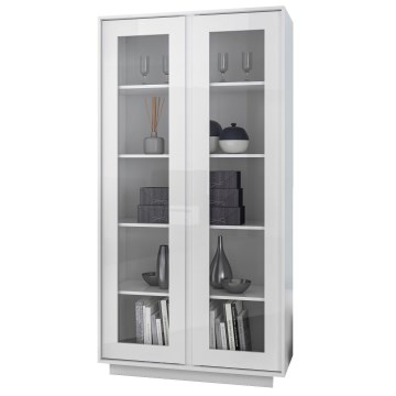 Komoda SERIAN 92x179x43 cm bílá