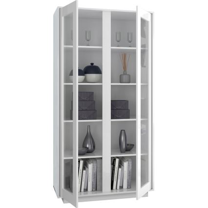 Komoda SERIAN 92x179x43 cm bílá