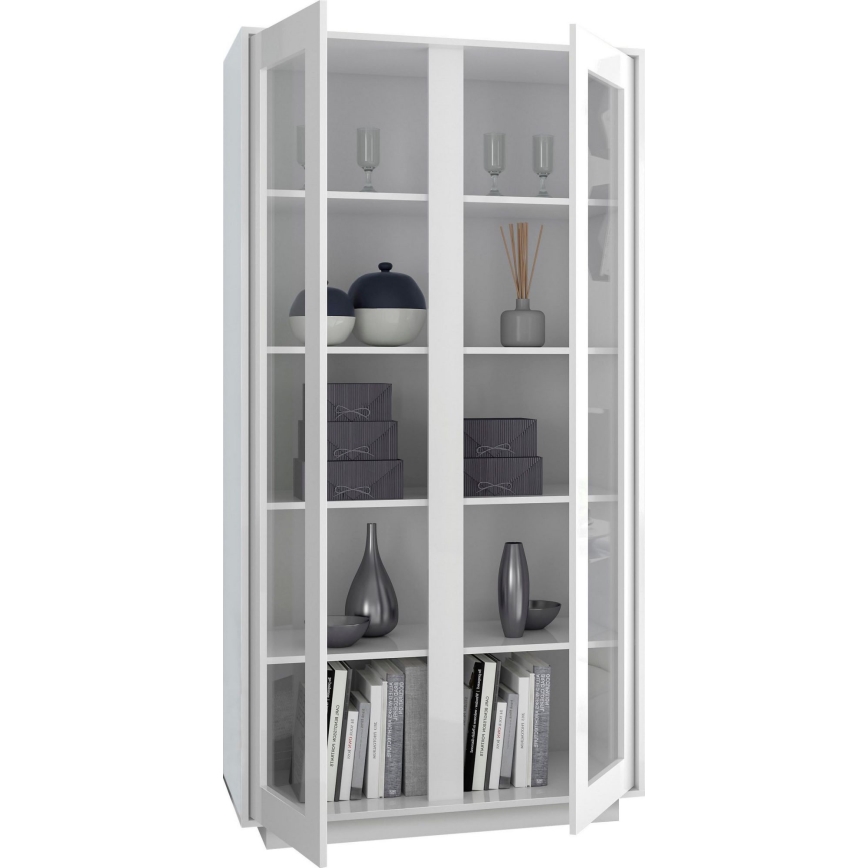 Komoda SERIAN 92x179x43 cm bílá