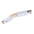 Koncovka lištového systému 1-fázová TRACER flexibilní bílá